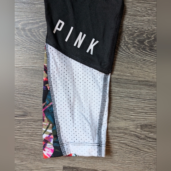 NWOT Small PINK Ultimate By Victoria's Secret Black leggings - Picture 7 of 8